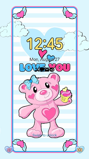 Cutie Bear - Wallpaper Screen 2