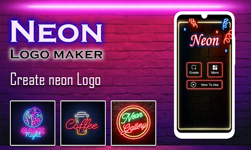 Android application Neon Logo Maker & Neon Signs screenshort