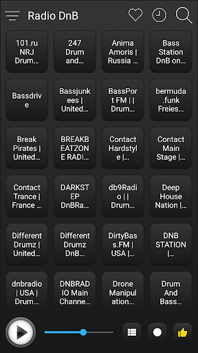 Drum & Bass Radio FM AM Music Screen 2