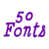 Fonts for FlipFont 50 #5