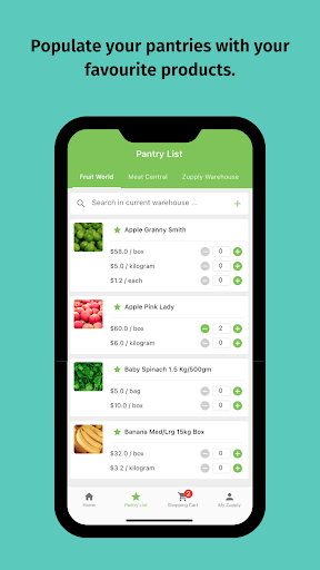 Zupply Chef Screen 3