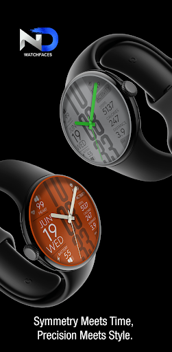 Symmetry Watchface — NDW059 screenshot 3