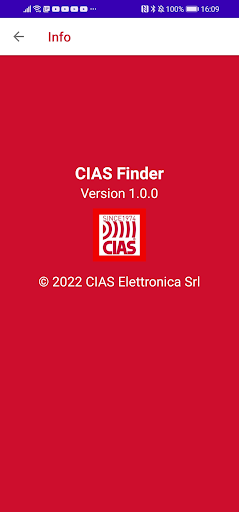 Android application Cias Finder screenshort