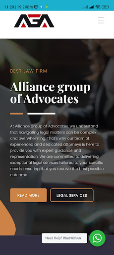 Android application Alliance group of Advocates screenshort