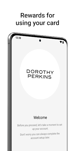 Android application Dorothy Perkins Card screenshort