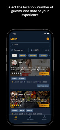 Eat In - Private Chefs Screen 2