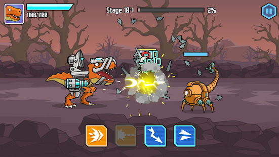 CyberDino: T-Rex vs Robots 2.0 APK screenshots 3