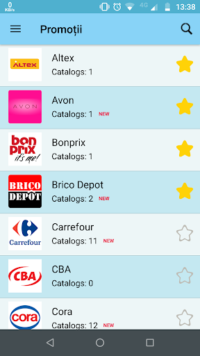 Android application Discounts in stores in Romania screenshort