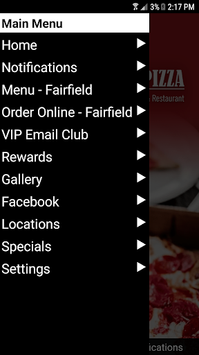 Fairfield Pizza Screen 2