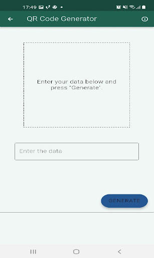 QR Code Reader & Generator Screen 3