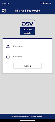 Android application DSV Air & Sea Mobile screenshort