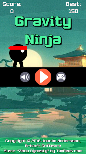 Android application Gravity Ninja screenshort
