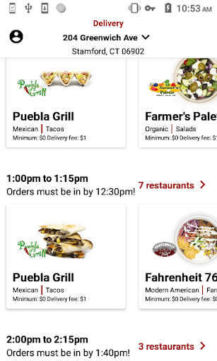 Android application Flavor Rush screenshort