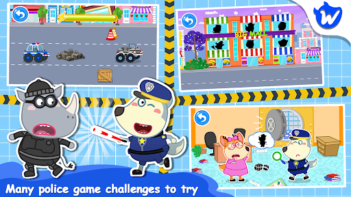 Wolfoo Police And Thief Game