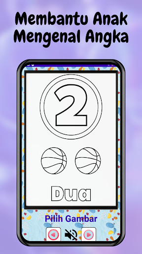 Mewarnai Huruf and Angka PAUD TK