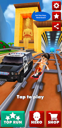Android application Subway Run screenshort