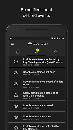SimonsVoss MobileKey Screen 3