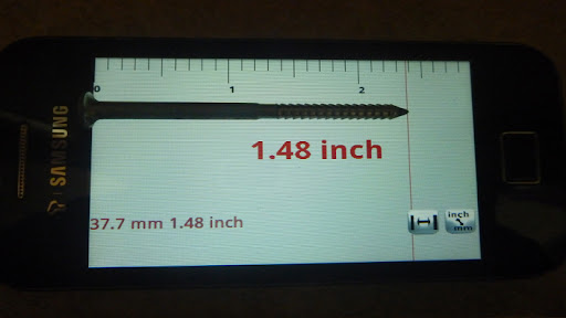 Screenshot of MM Ruler: Measuring Tape