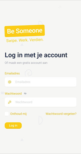 Android application Be Someone screenshort
