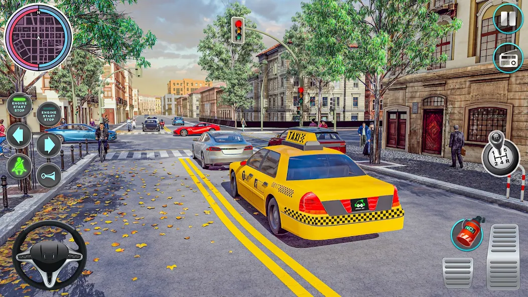 تحميل لعبة City Taxi Driving مهكرة 2024 للاندرويد