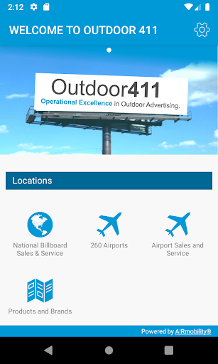 Android application Outdoor 411 screenshort