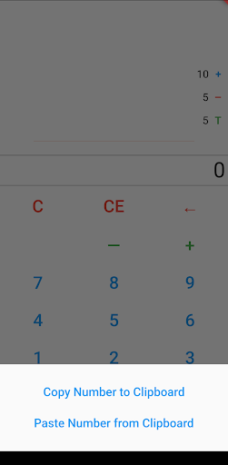 Android application 10-Key Calculator screenshort