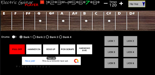 Electric Guitar Player Screen 3