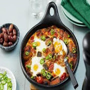 Recipes of Ratatouille with Baked Eggs