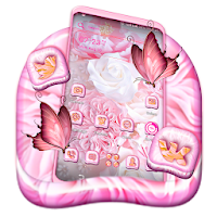 Rose Pink Launcher Theme