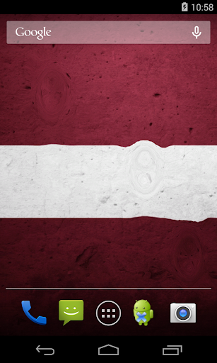 Flag of Latvia Live Wallpaper Screen 3