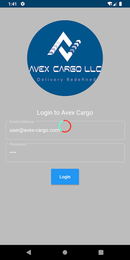 Manage Cargo - Avex Cargo Screen 2