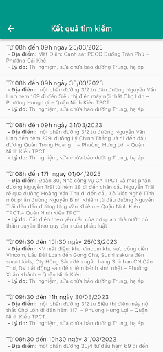 Lịch Cắt Điện Screen 2