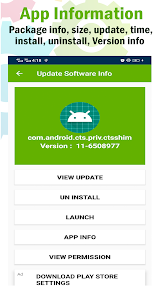Captura de Pantalla 17 Actualización de software Apps android