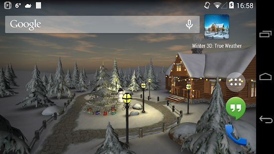 Winter 3D, True Weather Schermata
