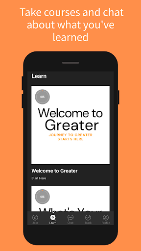 Greater App Screen 2
