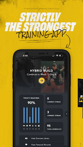 Screenshot of HYBRID | Strength Coach