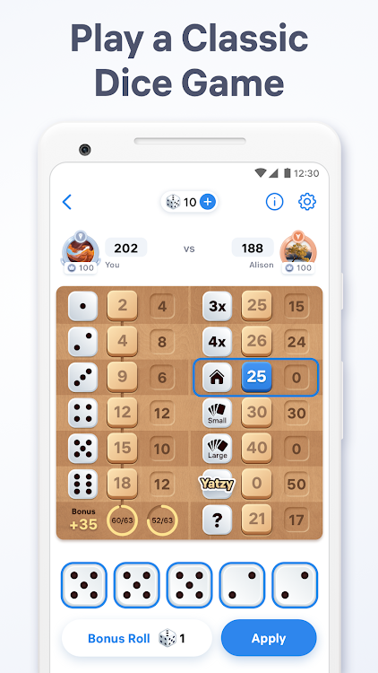 Yatzy Match - dice board game - 1.7.0 - (Android)