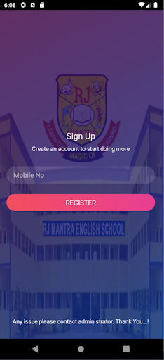 Android application RJ MANTRA ENGLISH SCHOOL VNR screenshort