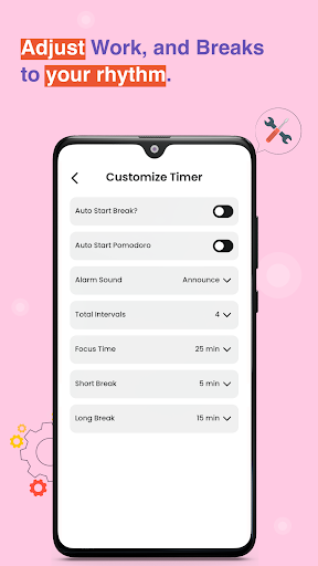 Screenshot of Pomodoro Timer & Focus Planner