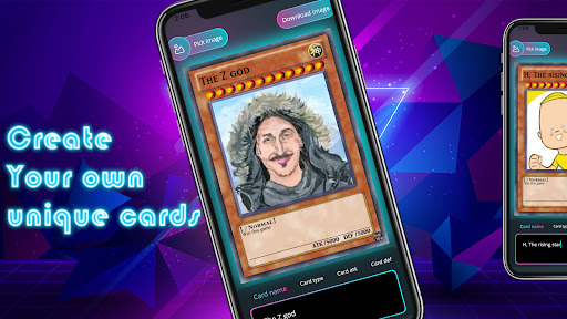Android application Ygoh card generation screenshort
