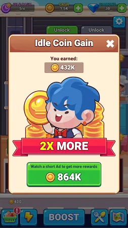 Game screenshot IdleRestaurant - magnate games hack