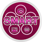 Smart Launcher Pink Neon icon