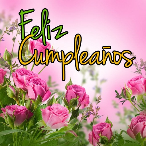 Feliz Cumpleaños Con Flores logo