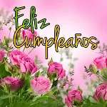 Cover Image of Download Feliz Cumpleaños Con Flores  APK