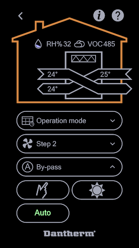 Android application Dantherm Residential screenshort