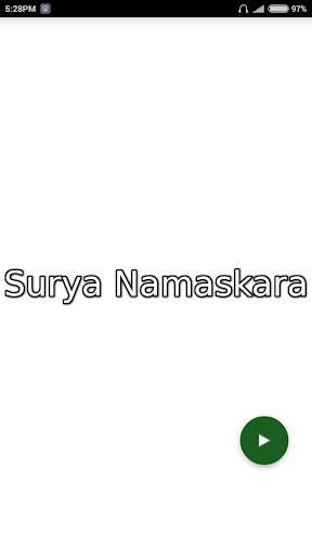 Android application Surya Namaskara screenshort