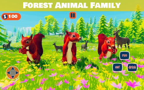 Wild Squirrel Simulator : Flying Squirrel Game 0.4 APK screenshots 4