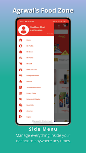 Agrawals Food Zone Screen 3