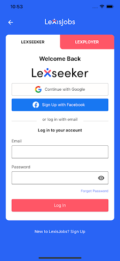 LexisJobs Screen 3
