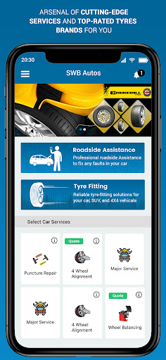 Android application SWB Autos LTD screenshort